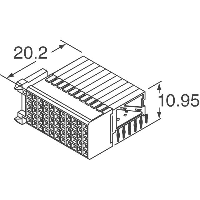 5352115-1 TE Connectivity AMP Connectors  Hard Metric Standard